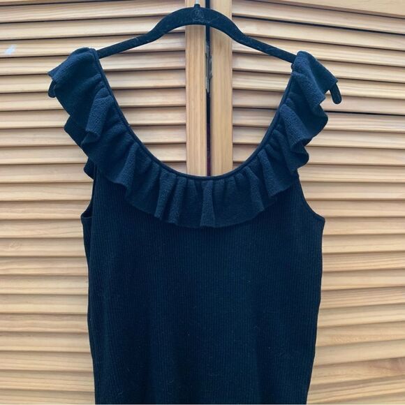 MADEWELL Black Ribbed Top Size XL - Picture 5 of 5